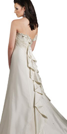 Ruffled Back Drape Gown | Autumn Dresses  Collection 2010