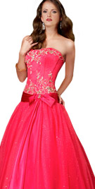 Pretty Bow Pattern Ball Gown | Ball dresses