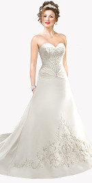 Buy Unique Silk Taffeta Bridal Gown to capture Your Unique Moment