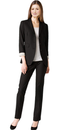 Online Formal Pant Suits | Three Buttons Womens Pant Suit 