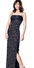 New Bedazing-Beaded Sheath Prom Gown 