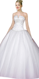 New Sumptuous Flared Ball Gown 