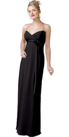 Gorgeous Jersey black prom dress
