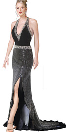Buy Magnificent Beaded Evening Dress