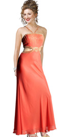 Side Cutout Spring Gown 