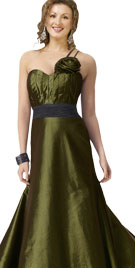 Wondrous One Sided Paddys Day Gown