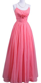 Alluring Thin Strapped 50s Ball Gown