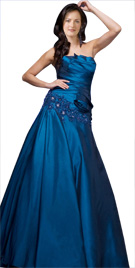 Scintillating Pleated Bodice Dress | Winter Collection 2010